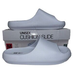 32 Degrees Cool Cushion Slides Unisex Medium Blue Womens 7.5-8.5 Mens 5.5-6.5